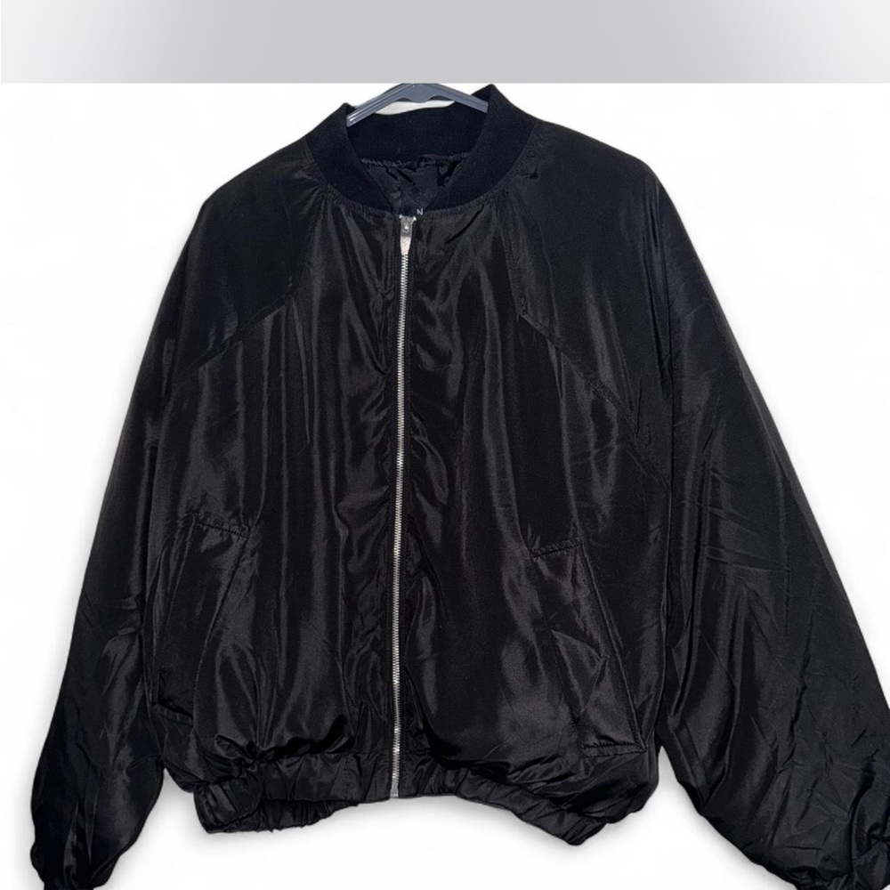 Black Bomber Jacket